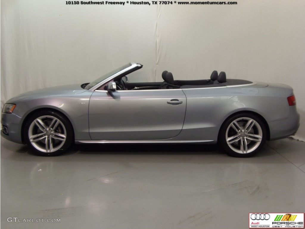 2011 S5 3.0 TFSI quattro Cabriolet - Quartz Grey Metallic / Black Silk Nappa Leather photo #5