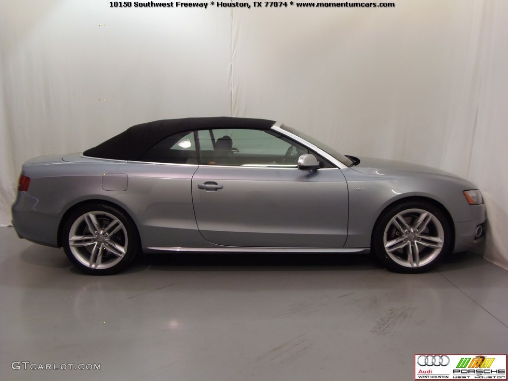 2011 S5 3.0 TFSI quattro Cabriolet - Quartz Grey Metallic / Black Silk Nappa Leather photo #11