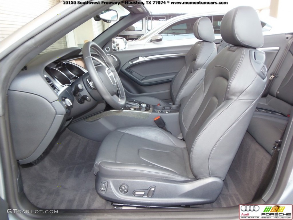 2011 S5 3.0 TFSI quattro Cabriolet - Quartz Grey Metallic / Black Silk Nappa Leather photo #13