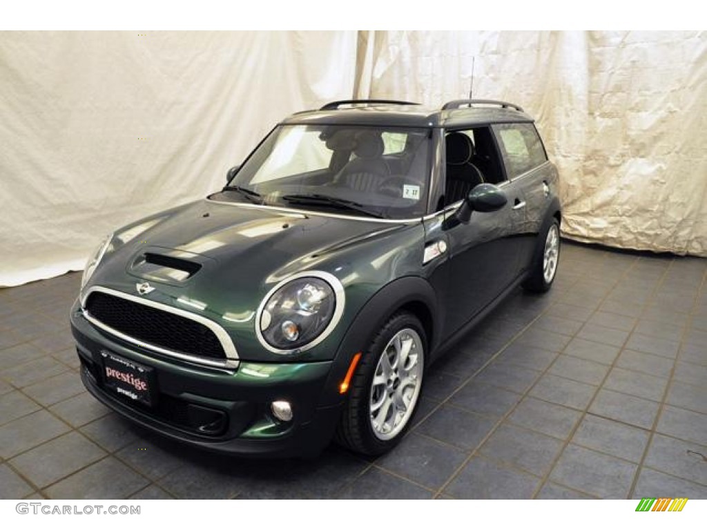 2012 Cooper S Clubman - British Racing Green II Metallic / Carbon Black Lounge Leather photo #1