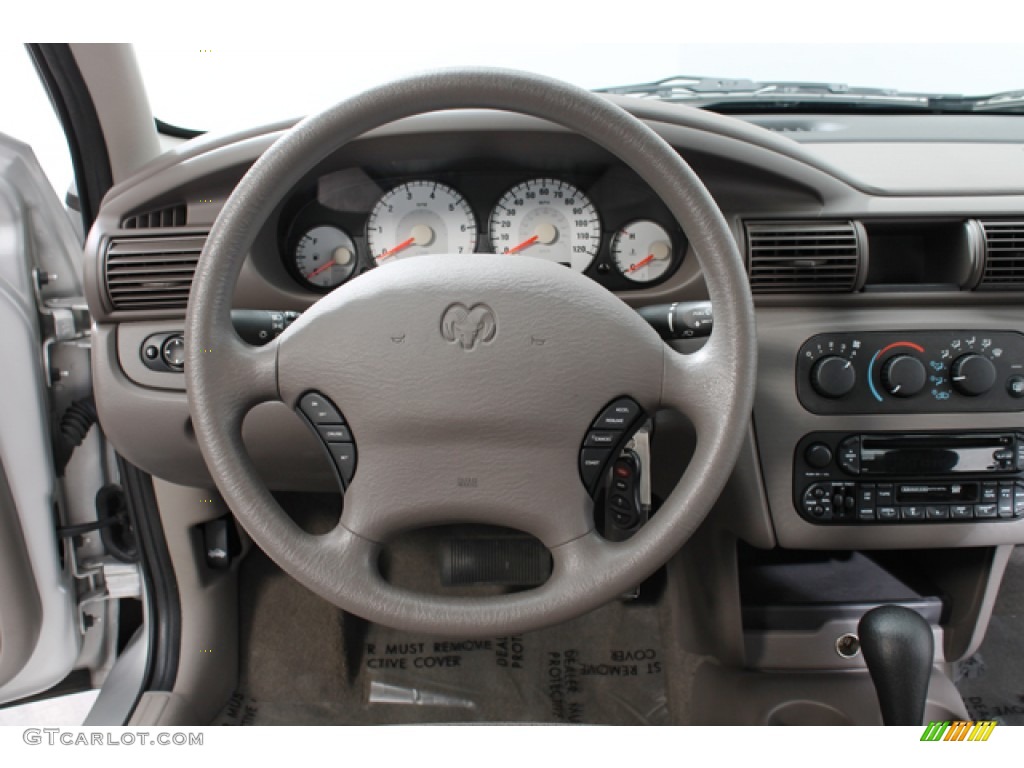 2004 Dodge Stratus SXT Sedan Dark Slate Gray Steering Wheel Photo #70517604