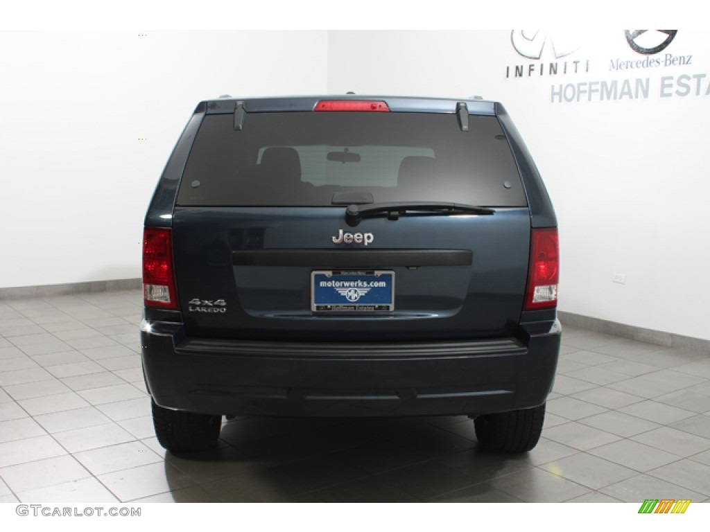 2008 Grand Cherokee Laredo 4x4 - Modern Blue Pearl / Dark Slate Gray photo #4