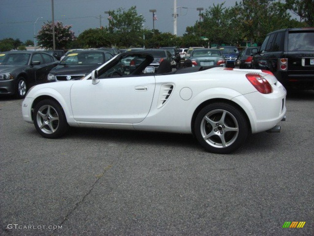 2003 MR2 Spyder Roadster - Super White / Gray photo #7