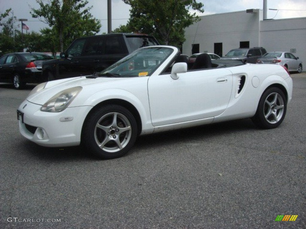 2003 MR2 Spyder Roadster - Super White / Gray photo #8