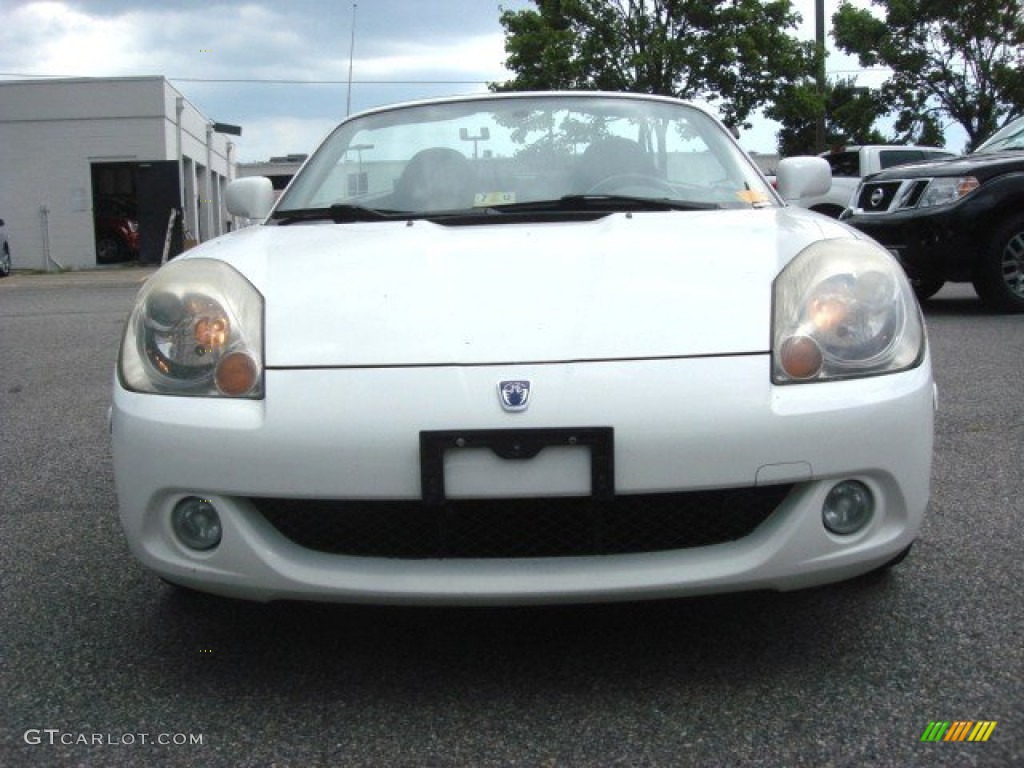 2003 MR2 Spyder Roadster - Super White / Gray photo #10