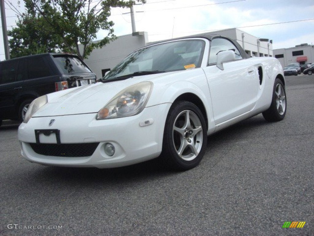 2003 MR2 Spyder Roadster - Super White / Gray photo #18