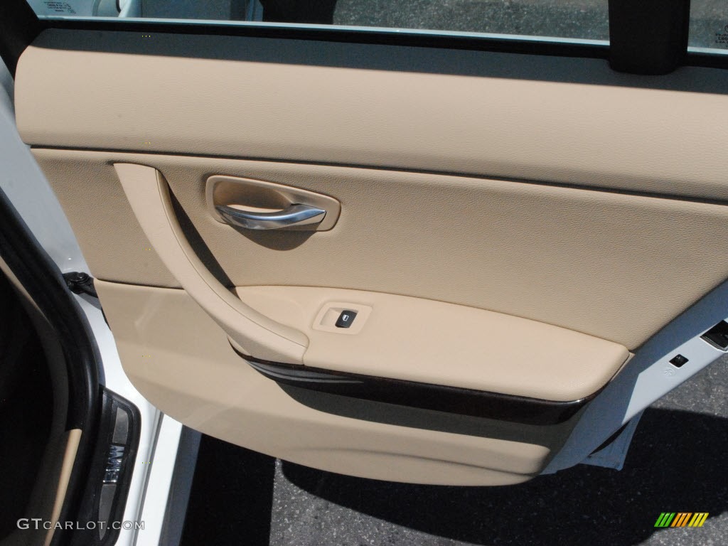 2009 3 Series 328i Sedan - Alpine White / Beige photo #6