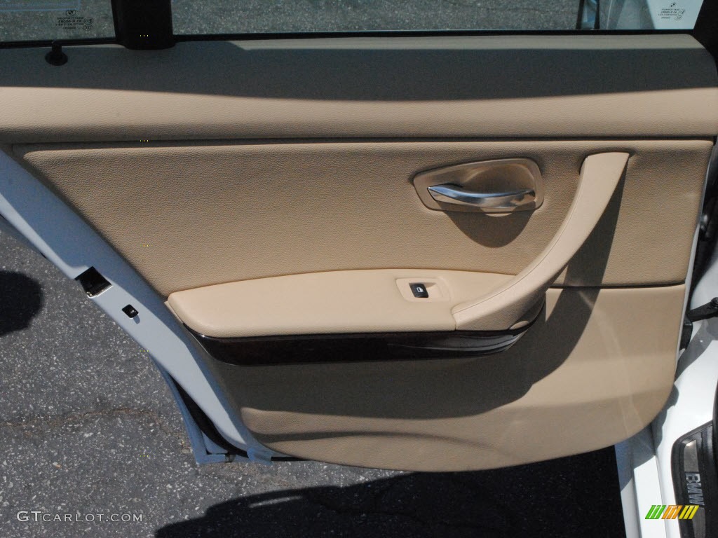 2009 3 Series 328i Sedan - Alpine White / Beige photo #14