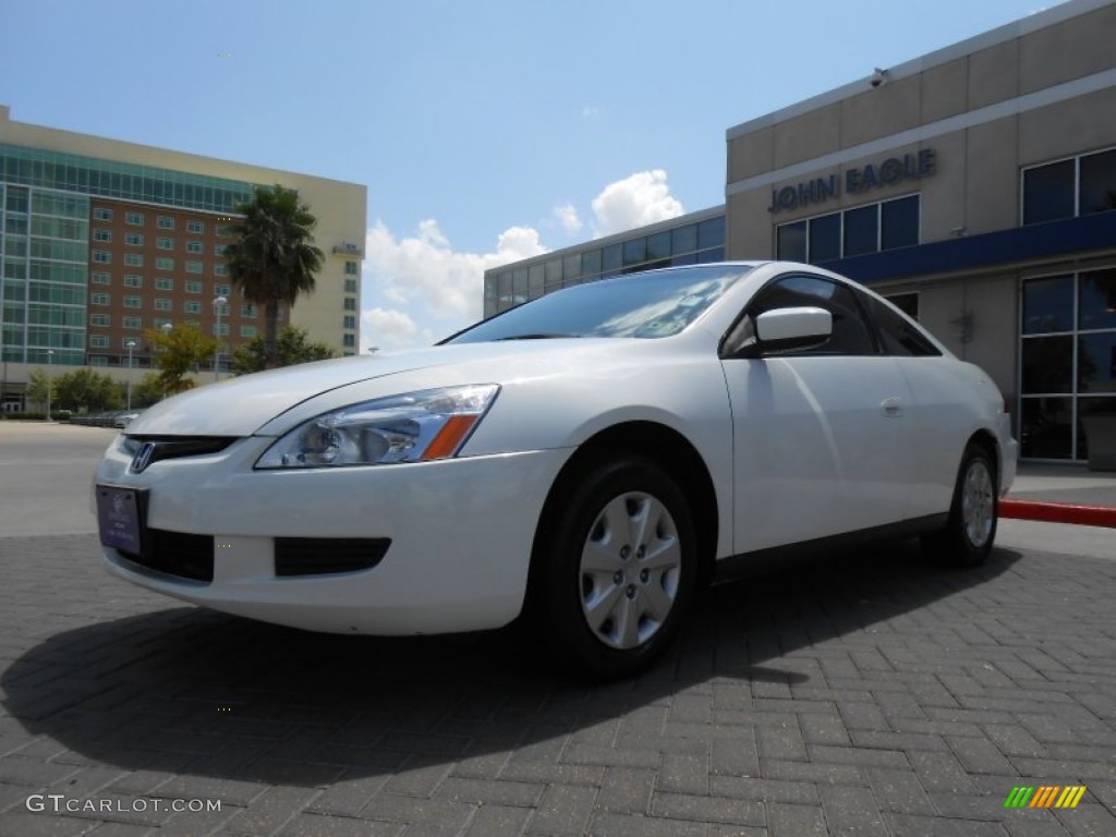 2003 Accord LX Coupe - Taffeta White / Ivory photo #1