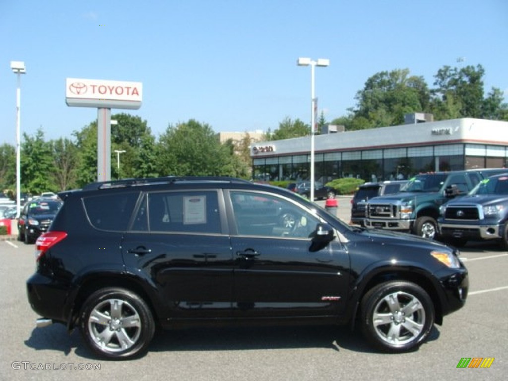 2012 RAV4 Sport 4WD - Black / Dark Charcoal photo #1