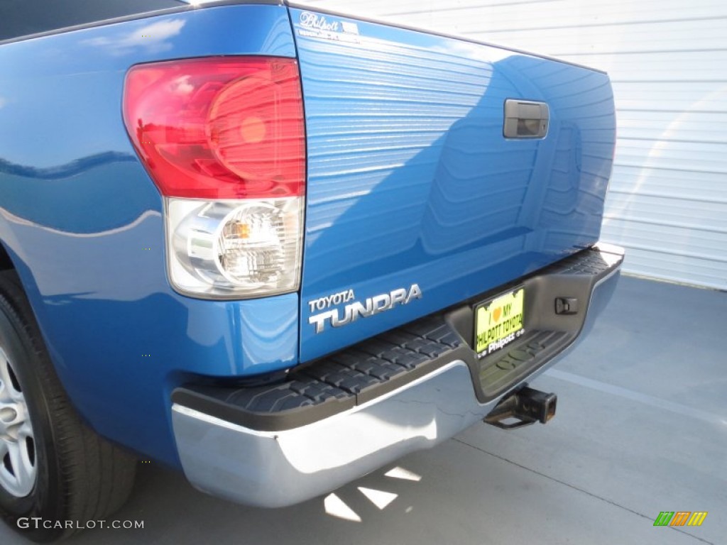 2009 Tundra Double Cab - Blue Streak Metallic / Graphite Gray photo #19