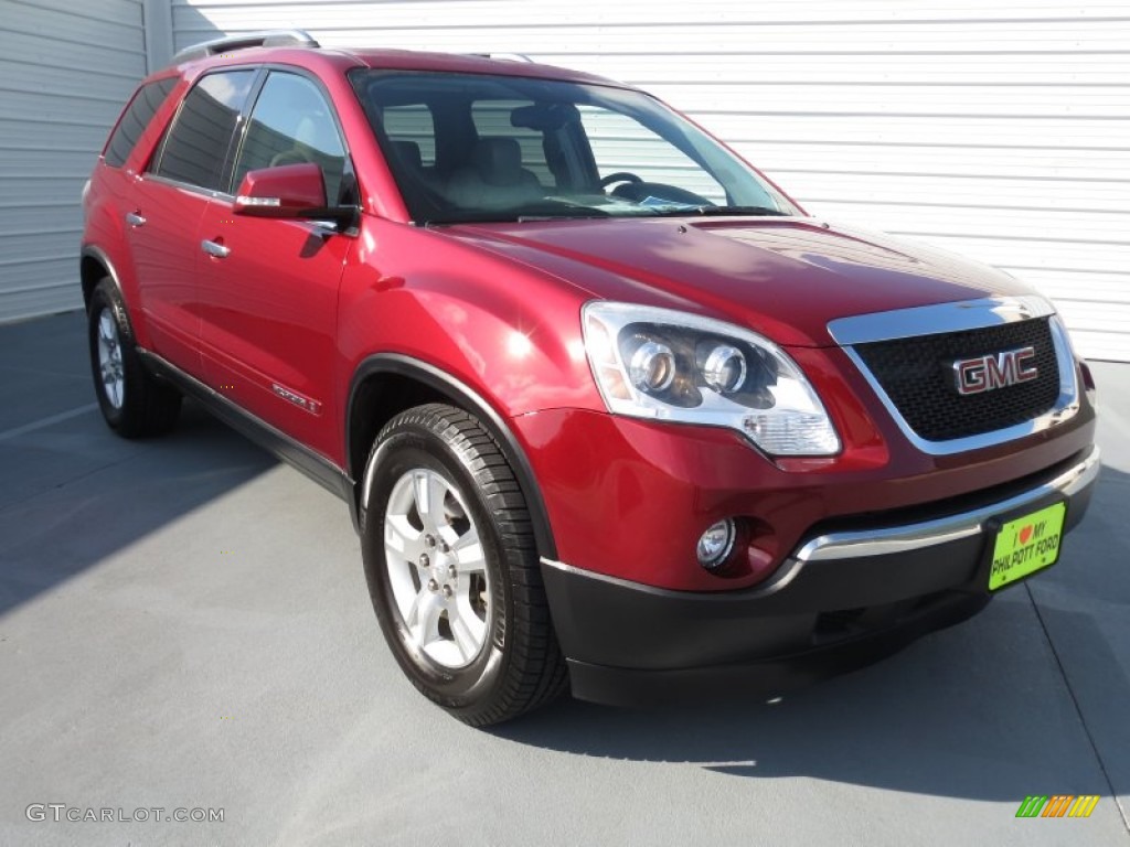 2007 Acadia SLT - Red Jewel Tintcoat / Titanium photo #1