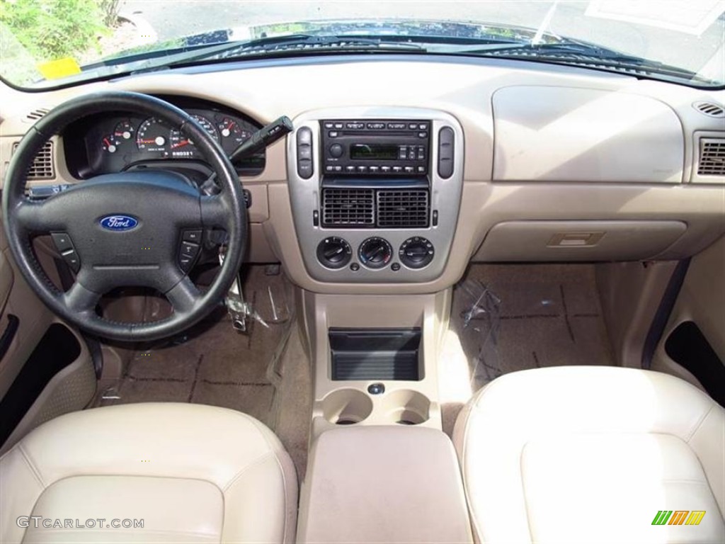 2005 Ford Explorer XLT Medium Parchment Dashboard Photo #70520820