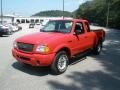 2003 Bright Red Ford Ranger XLT SuperCab  photo #12