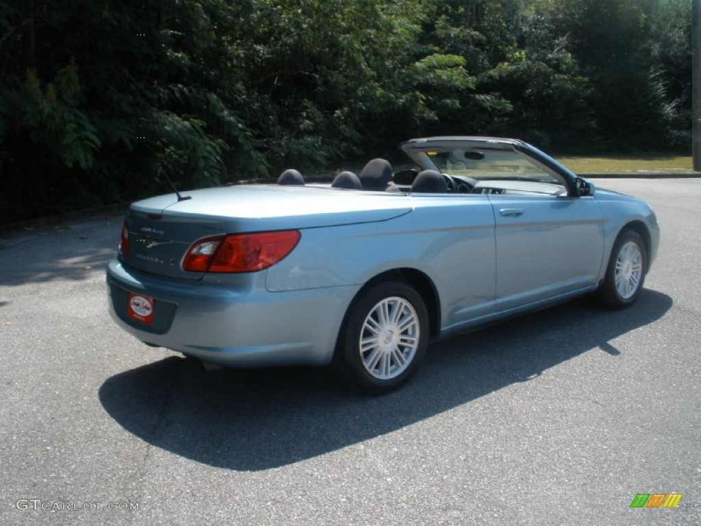 2009 Sebring Touring Convertible - Clearwater Blue Pearl / Dark Slate Gray photo #3