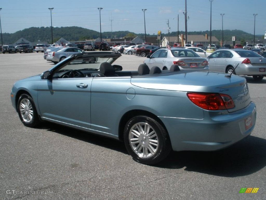 2009 Sebring Touring Convertible - Clearwater Blue Pearl / Dark Slate Gray photo #10