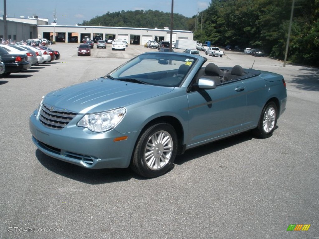 2009 Sebring Touring Convertible - Clearwater Blue Pearl / Dark Slate Gray photo #12