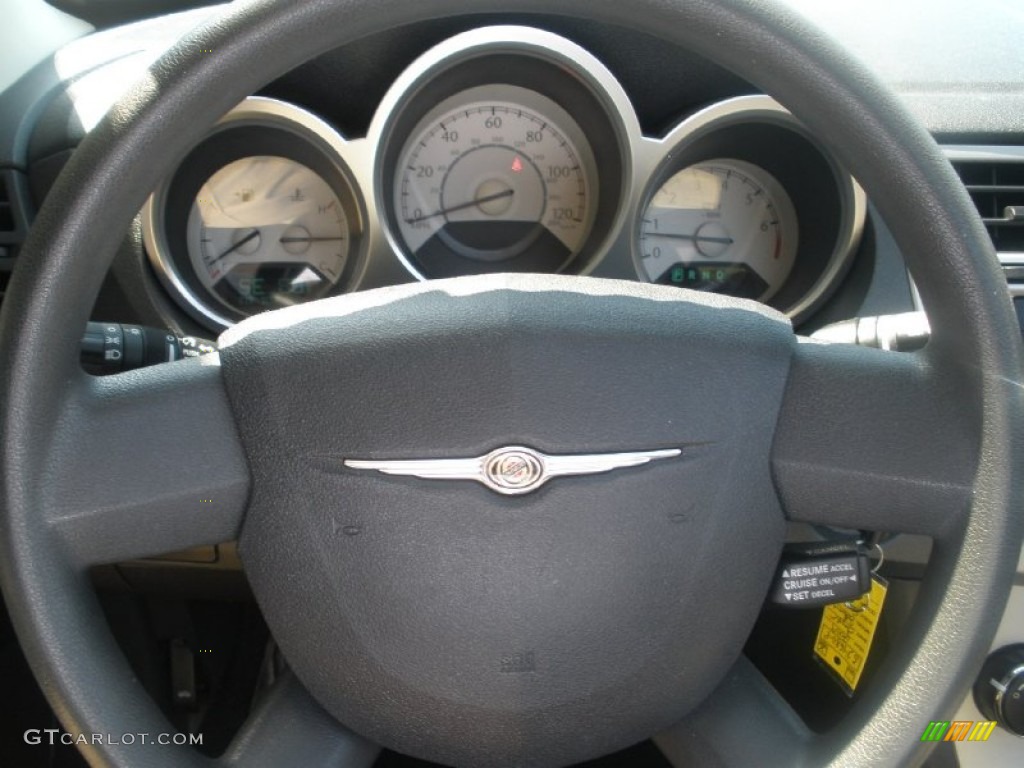 2009 Sebring Touring Convertible - Clearwater Blue Pearl / Dark Slate Gray photo #18