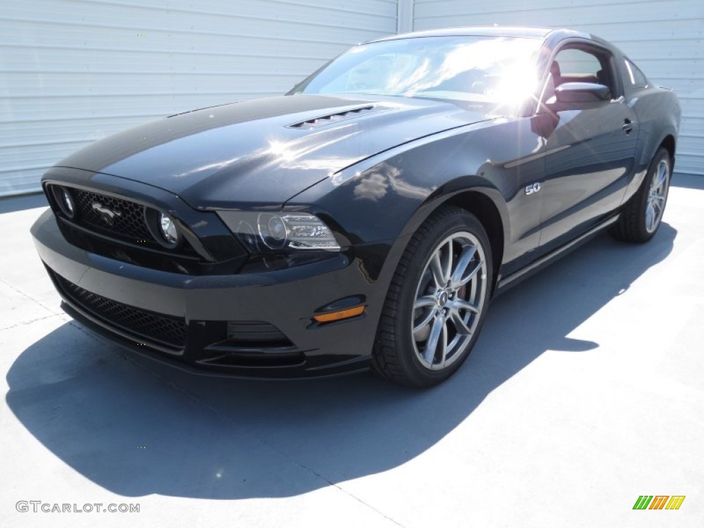 Black 2013 Ford Mustang GT Coupe Exterior Photo #70522407