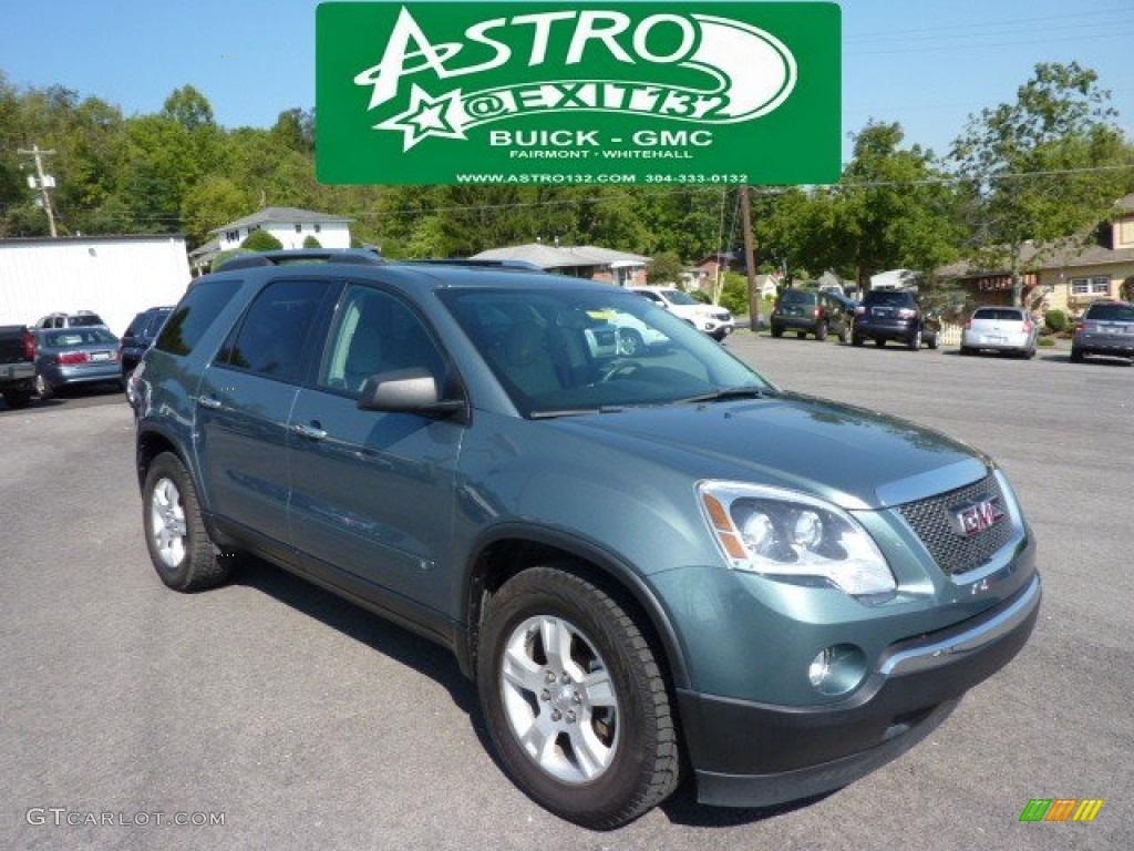 2009 Silver Green Metallic GMC Acadia SLE AWD 70474715 Photo 5