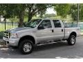 2006 Silver Metallic Ford F250 Super Duty Lariat Crew Cab 4x4  photo #2