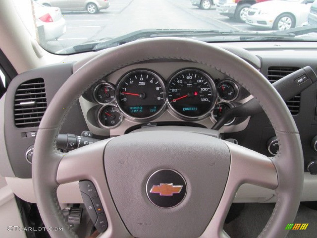 2012 Chevrolet Silverado 1500 LT Regular Cab 4x4 Light Titanium/Dark Titanium Steering Wheel Photo #70527318