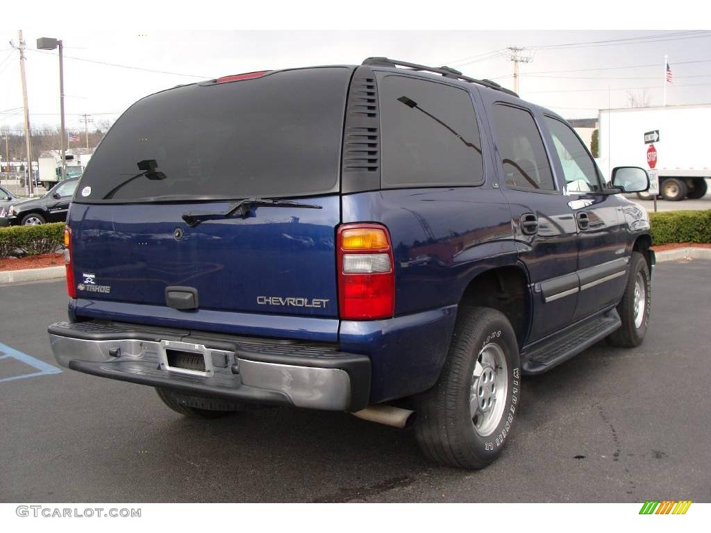 2002 Tahoe LS 4x4 - Indigo Blue Metallic / Graphite/Medium Gray photo #6