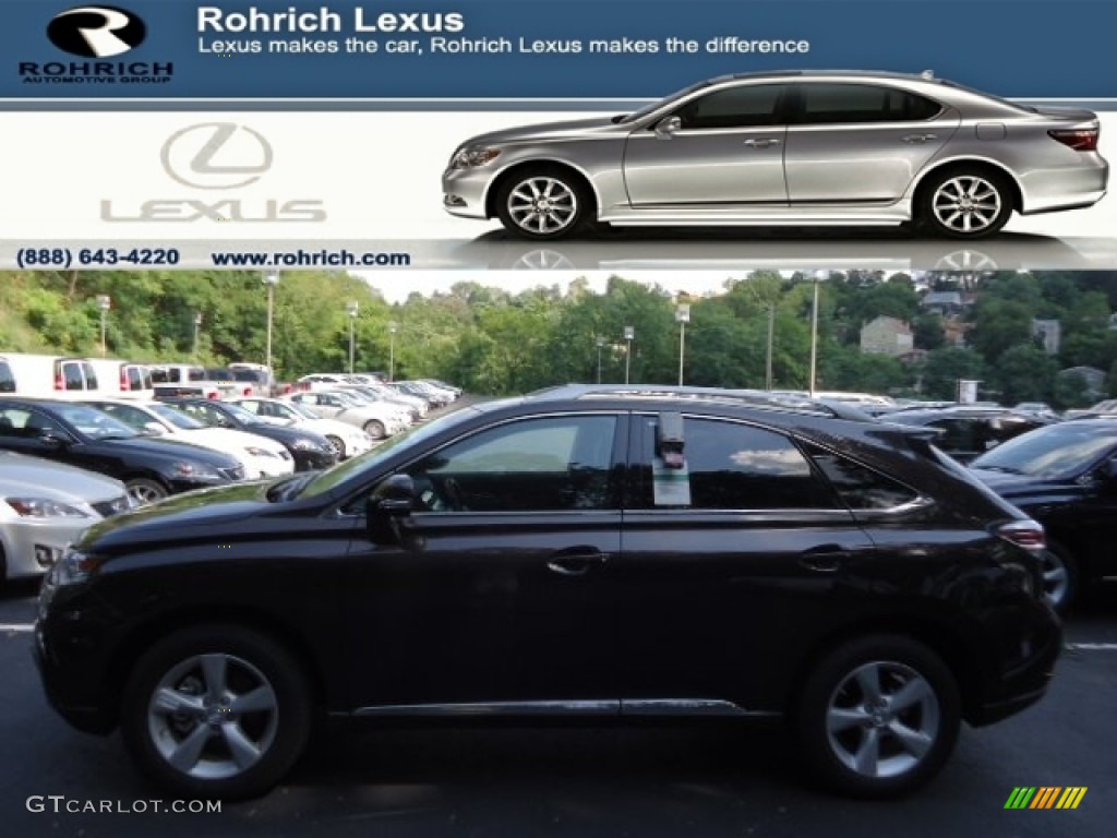 2013 RX 350 AWD - Fire Agate Pearl / Saddle Tan/Espresso Birds Eye Maple photo #1