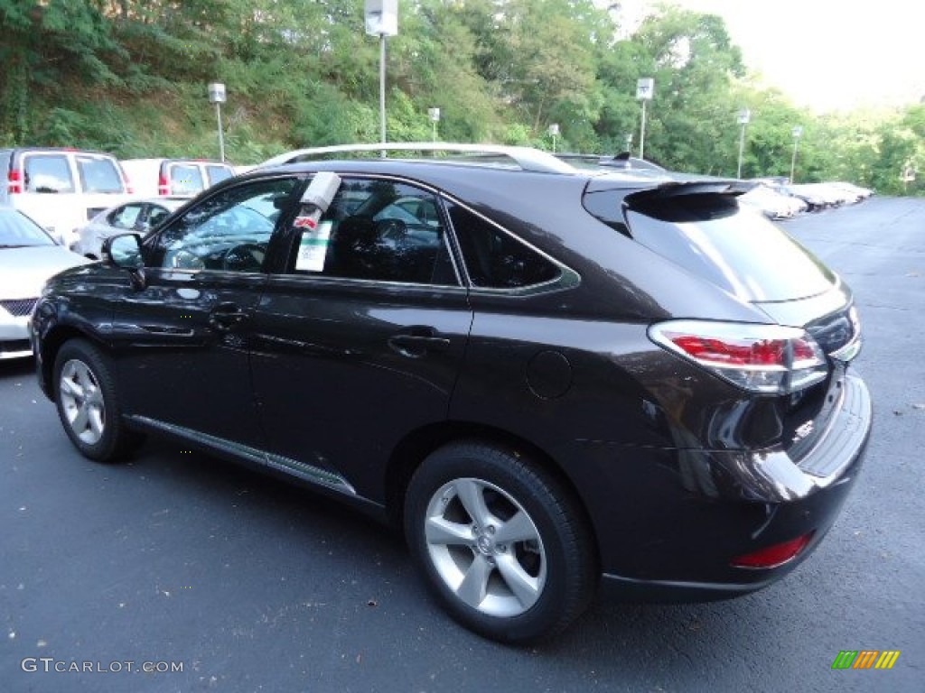 2013 RX 350 AWD - Fire Agate Pearl / Saddle Tan/Espresso Birds Eye Maple photo #2