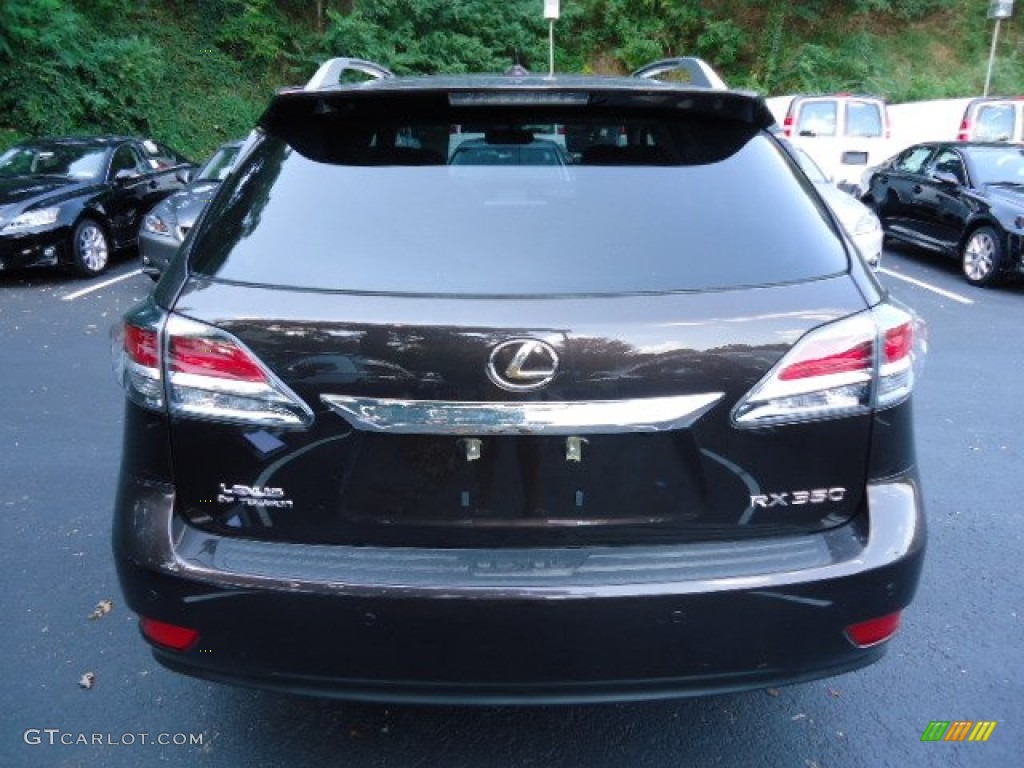 2013 RX 350 AWD - Fire Agate Pearl / Saddle Tan/Espresso Birds Eye Maple photo #3