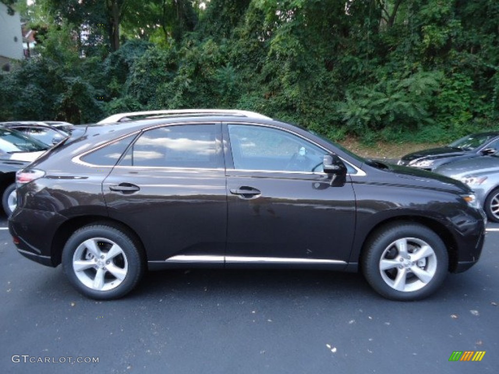 2013 RX 350 AWD - Fire Agate Pearl / Saddle Tan/Espresso Birds Eye Maple photo #5