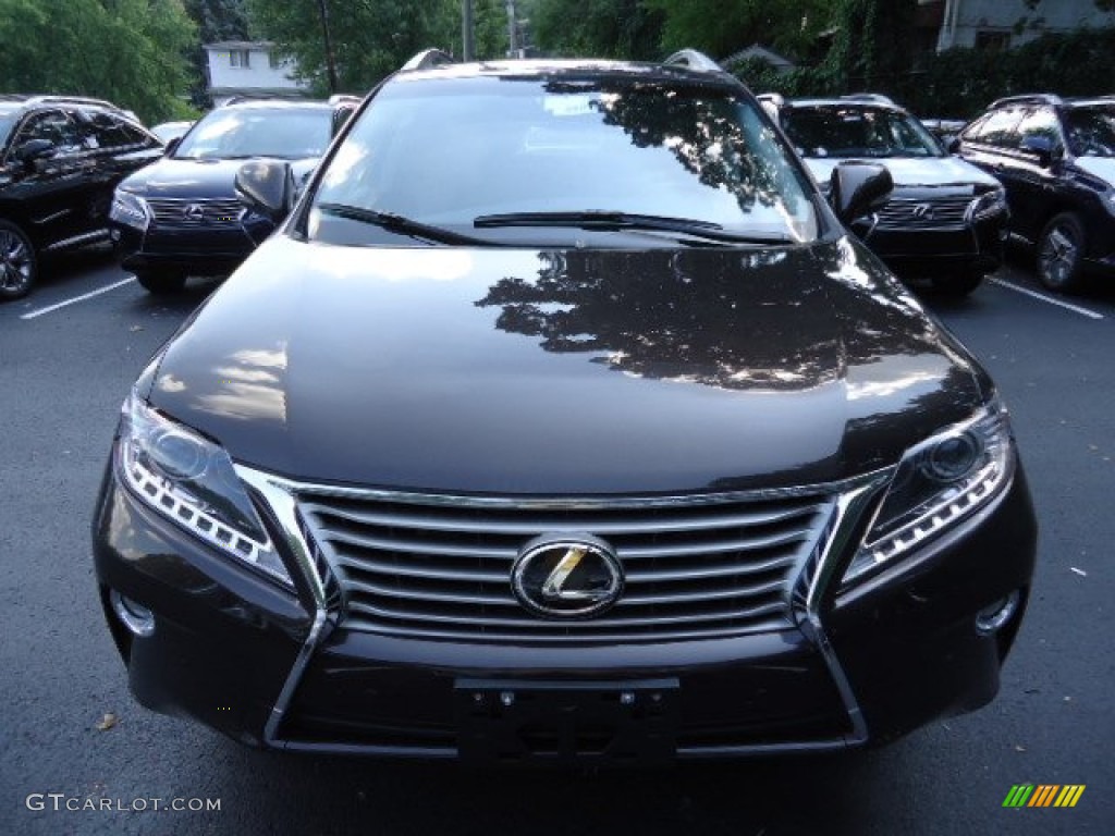 2013 RX 350 AWD - Fire Agate Pearl / Saddle Tan/Espresso Birds Eye Maple photo #7