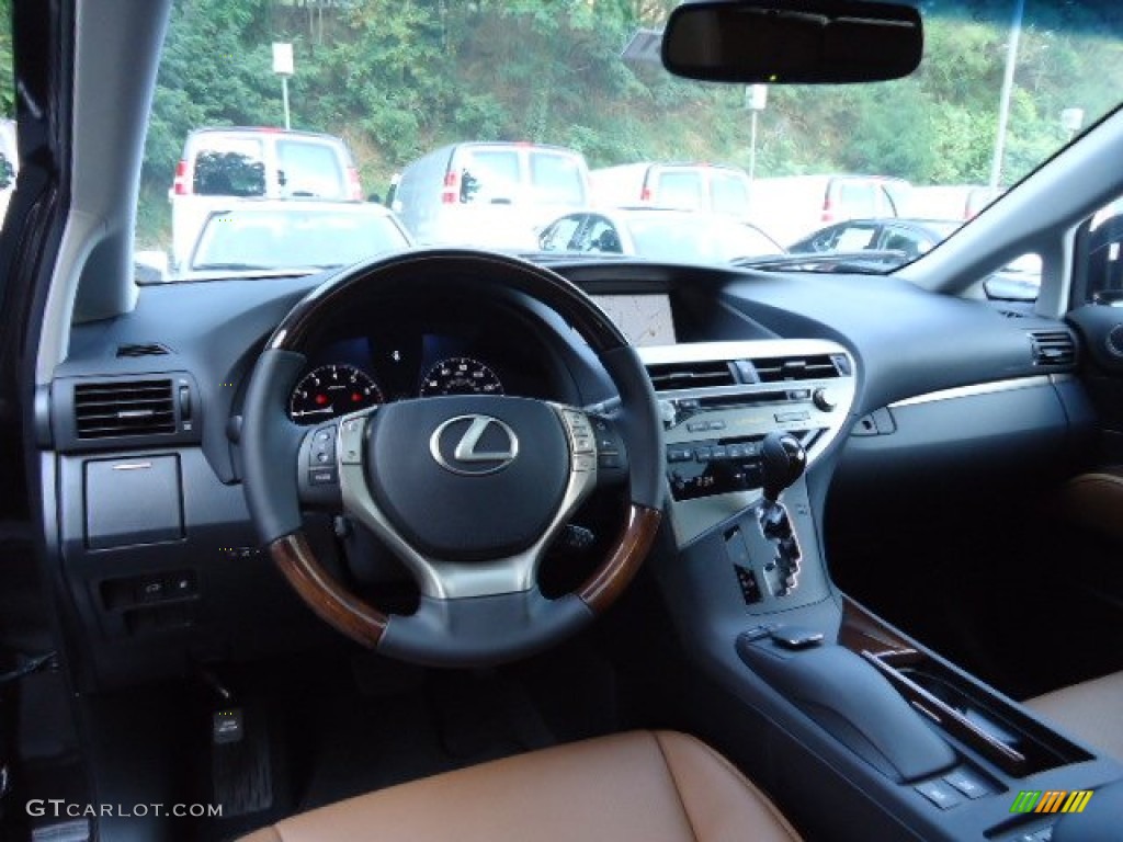 2013 RX 350 AWD - Fire Agate Pearl / Saddle Tan/Espresso Birds Eye Maple photo #13