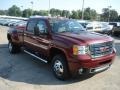 2013 Sonoma Red Metallic GMC Sierra 3500HD Denali Crew Cab 4x4 Dually  photo #4