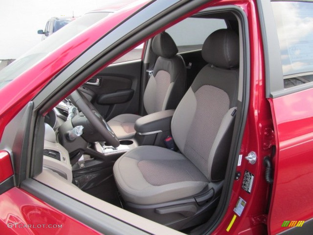 2013 Tucson GLS AWD - Garnet Red / Taupe photo #7