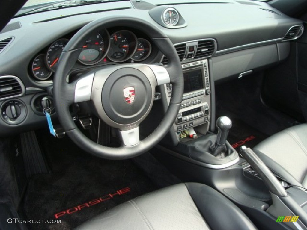 2008 911 Carrera 4S Cabriolet - Black / Black photo #16