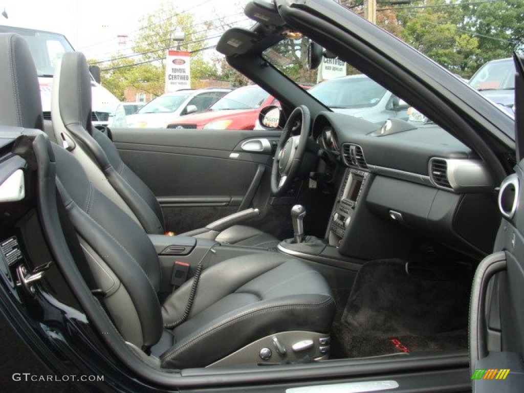 2008 911 Carrera 4S Cabriolet - Black / Black photo #28