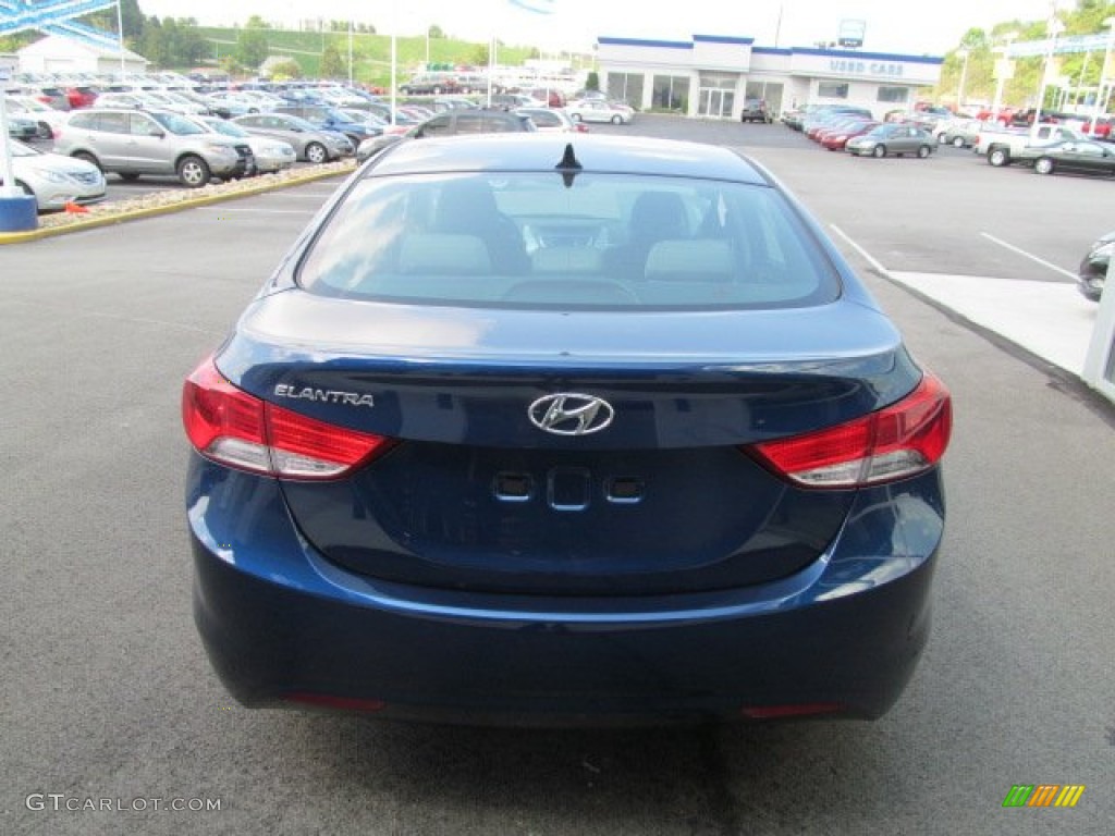 2013 Elantra GLS - Atlantic Blue / Gray photo #4