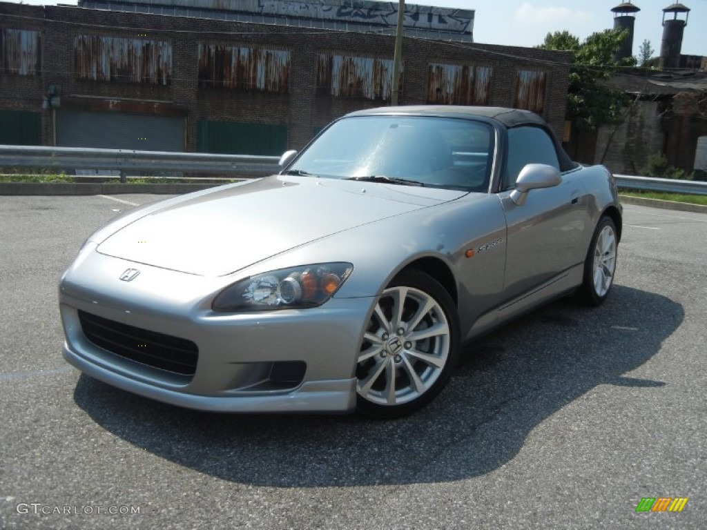 2006 S2000 Roadster - Sebring Silver Metallic / Black photo #1