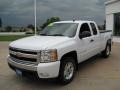 2007 Summit White Chevrolet Silverado 1500 LT Z71 Extended Cab 4x4  photo #5