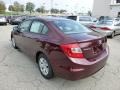 Crimson Pearl - Civic LX Sedan Photo No. 2