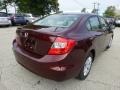 Crimson Pearl - Civic LX Sedan Photo No. 4