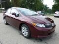 Crimson Pearl - Civic LX Sedan Photo No. 6
