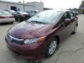 Crimson Pearl - Civic LX Sedan Photo No. 8