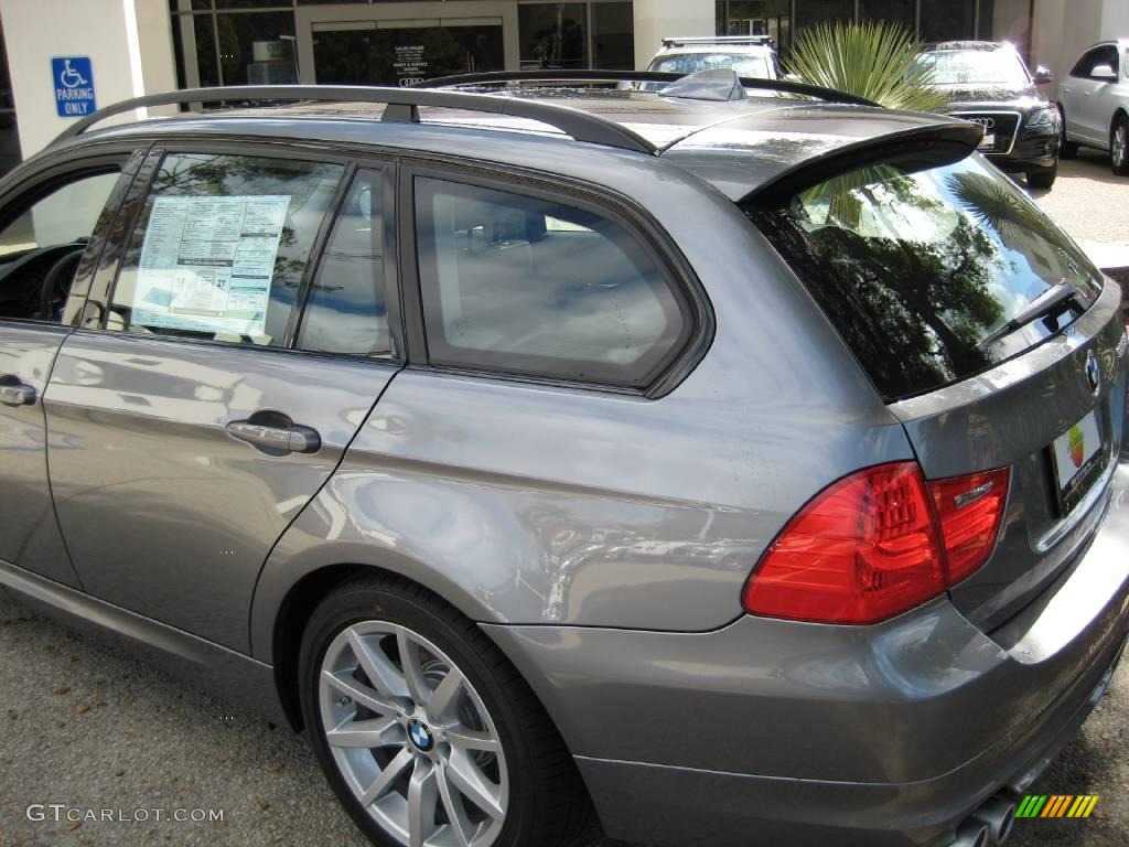 2009 3 Series 328i Sport Wagon - Space Grey Metallic / Black photo #9