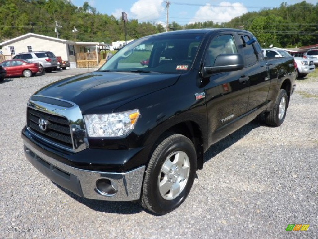 2008 Tundra SR5 TRD Double Cab 4x4 - Black / Graphite Gray photo #3