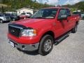 2007 Bright Red Ford F150 XLT SuperCab 4x4  photo #3