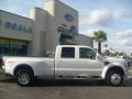 Oxford White - F450 Super Duty XLT Crew Cab 4x4 Dually Photo No. 2