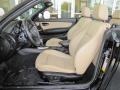 2011 BMW 1 Series Savanna Beige Interior Front Seat Photo