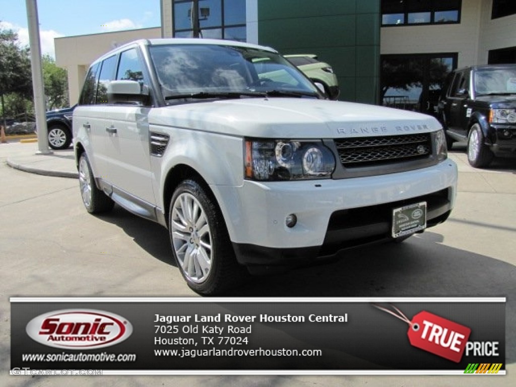 2011 Range Rover Sport HSE LUX - Fuji White / Almond/Nutmeg photo #1